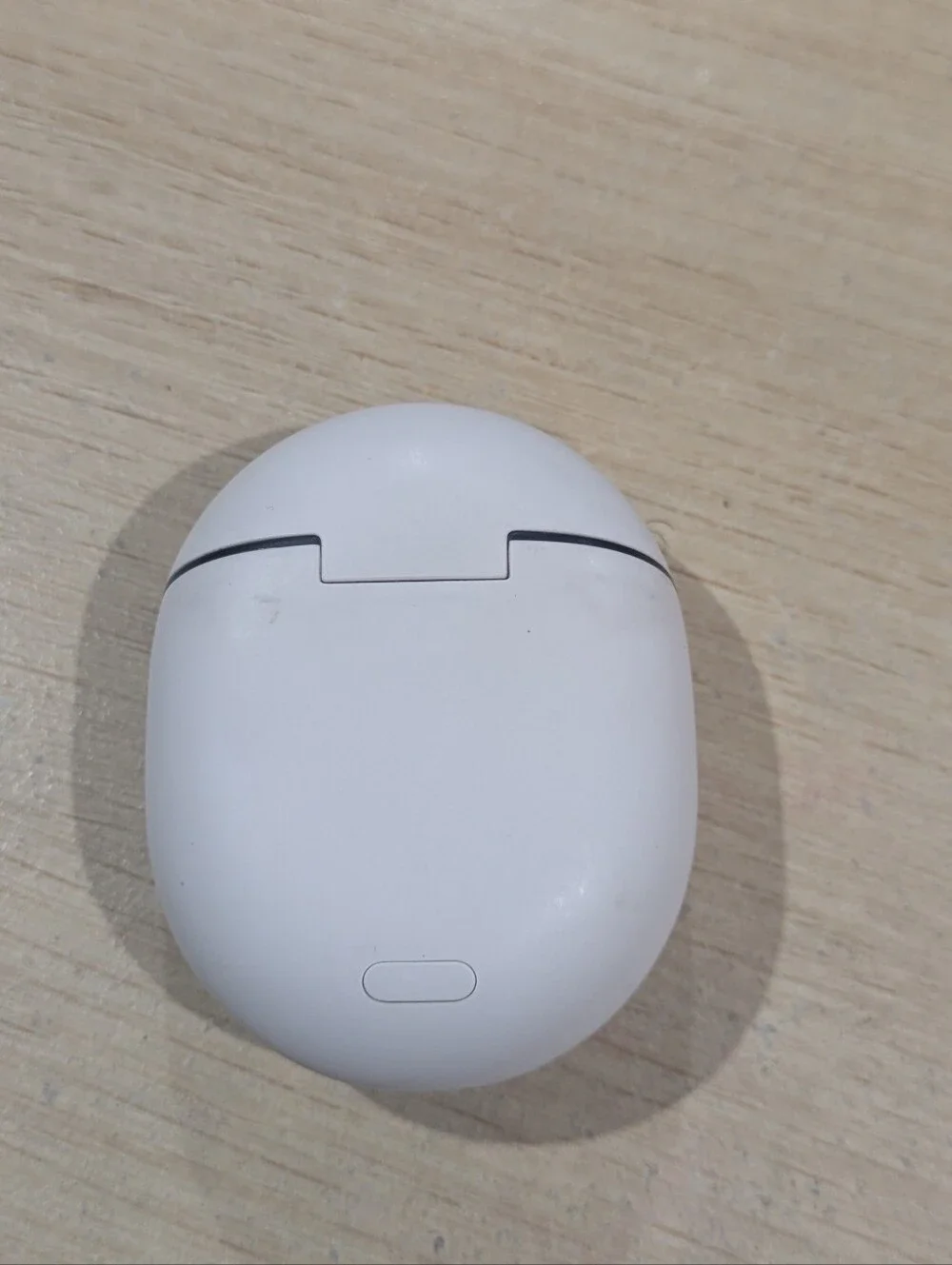 google True Wireless Earbuds with White Charging Case and Gray Earbuds
